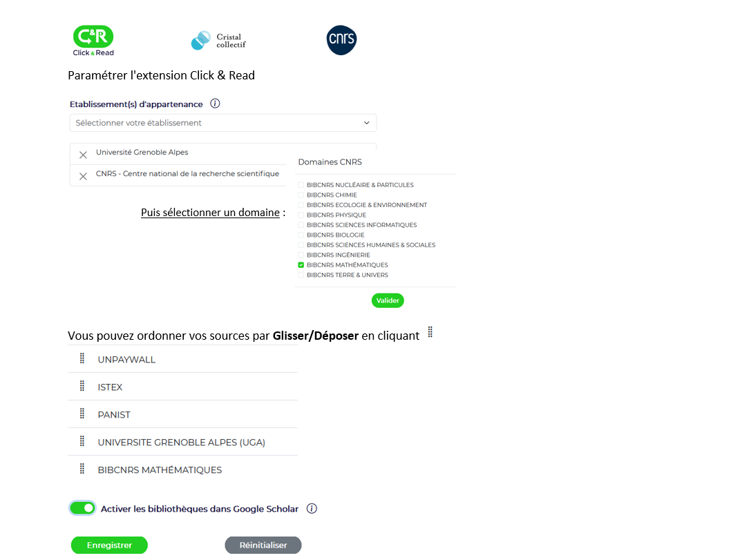 Click&Read procedure