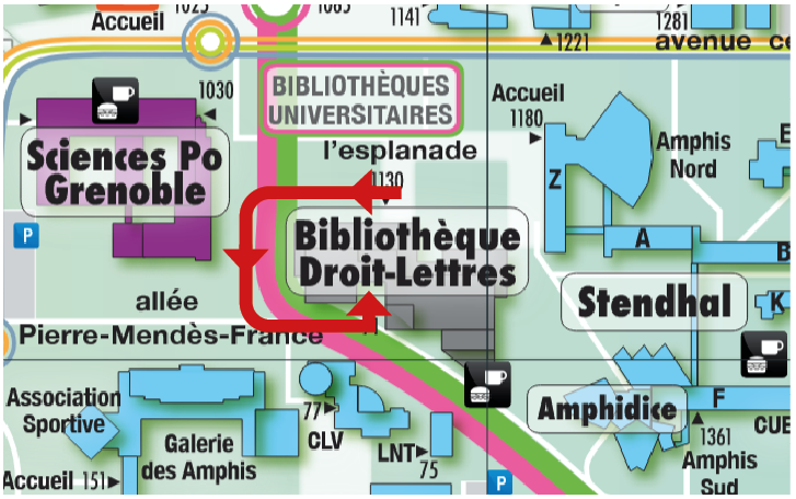 accès PMR travaux BUDL